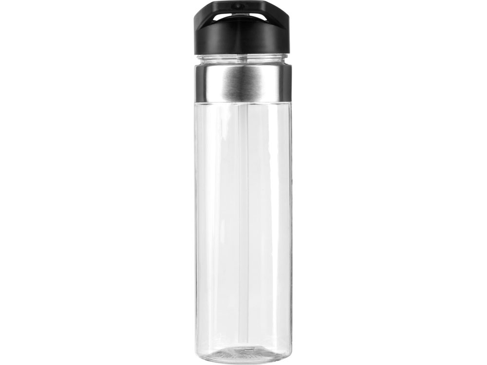 Бутылка для воды Pallant , тритан, 700мл, прозрачный/черный-4