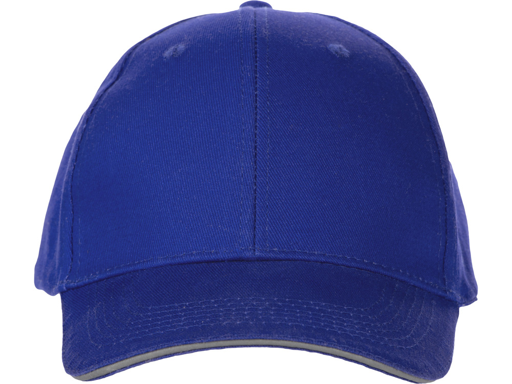 Кепка со светоотражающим кантом, классический синий-4