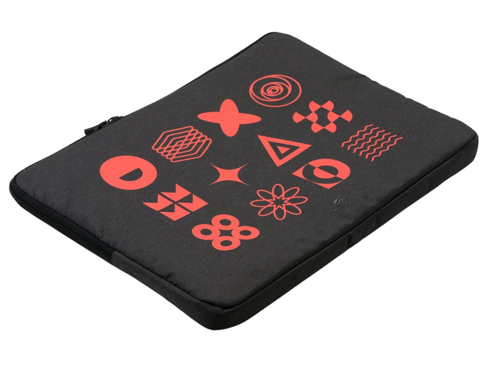 RIVACASE 7705 black ECO чехол для ноутбука 15.6 / 12 (термотрансфер)-1