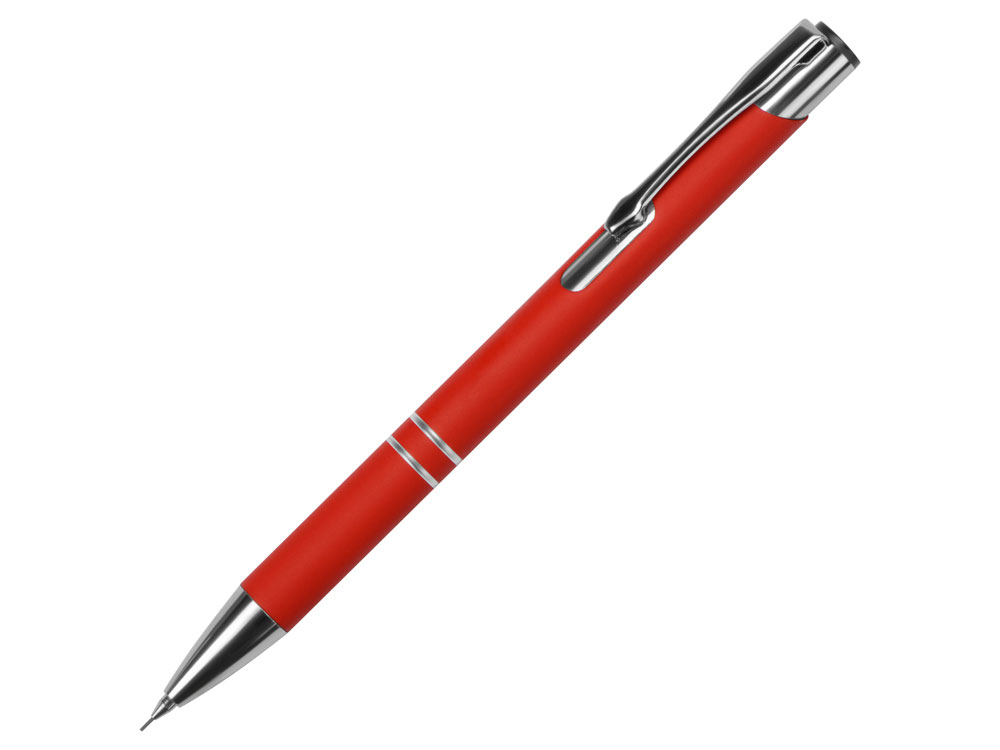 Механический карандаш Legend Pencil софт-тач 0.5 мм, красный-0