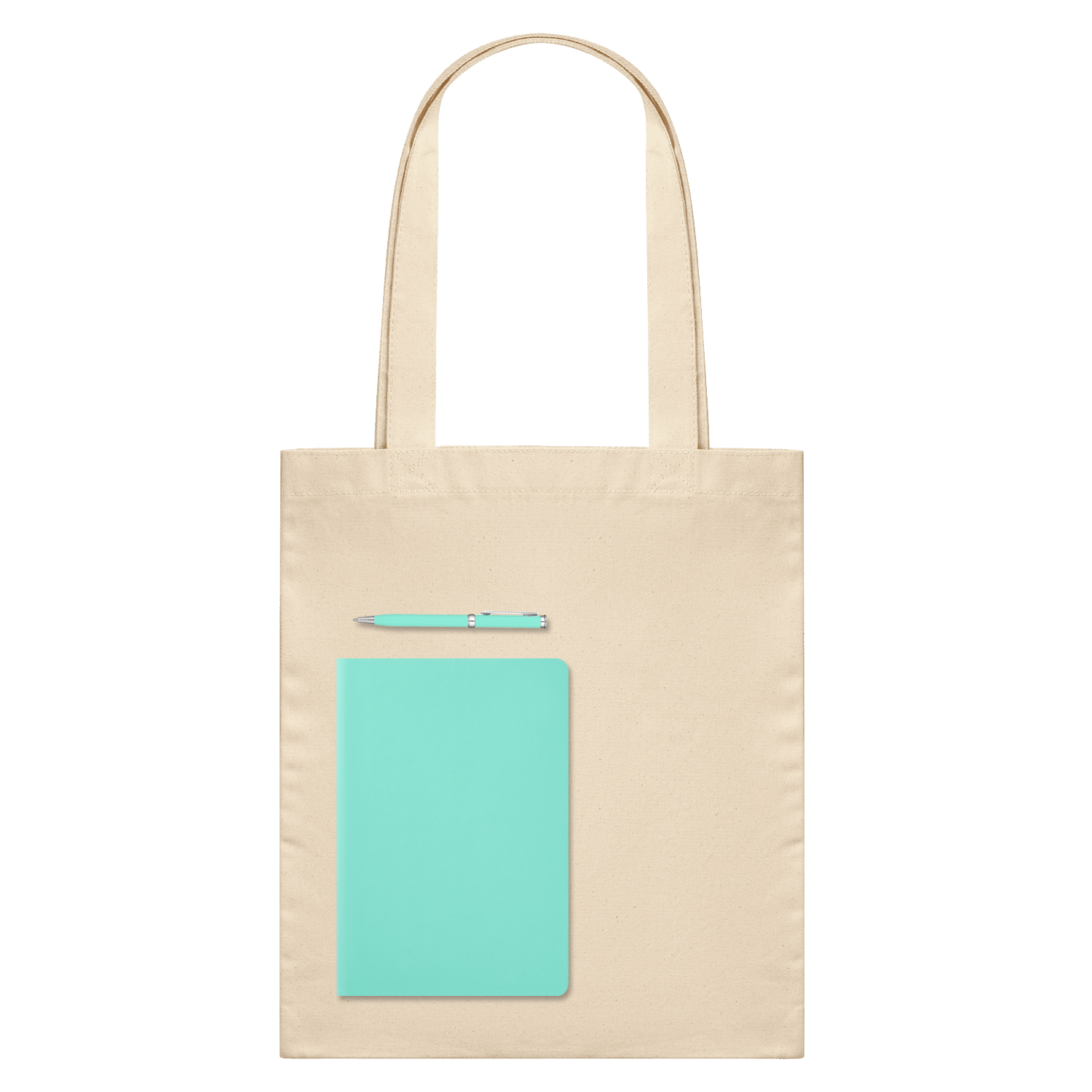 Подарочный набор Эрба НЕО, Спарк, Бенуа (Erba NEO, Spark, Benua), мятный (шоппер, ежедневник, ручка)-0