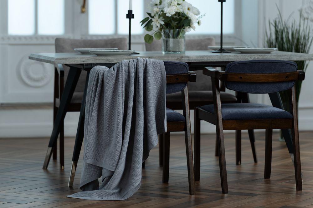 Плед Ornato, серый (дымчатый)-3