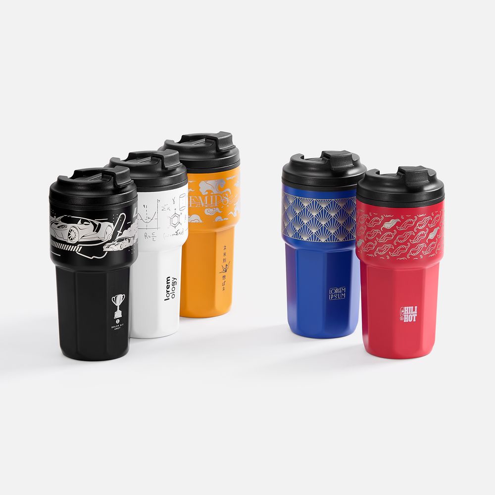 Термостакан Presa, оранжевый-6