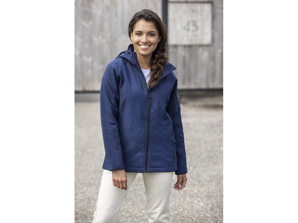 Notus женская утепленная куртка из софтшелла - Storm grey-3