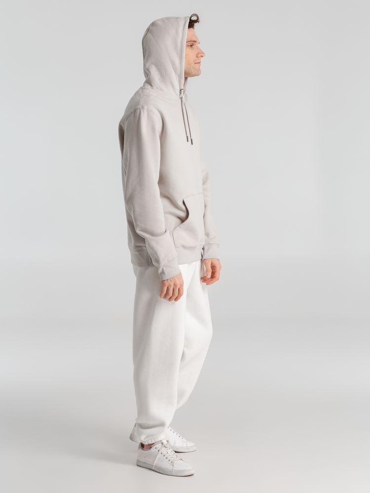 Толстовка с капюшоном унисекс King, дымчато-серая-2