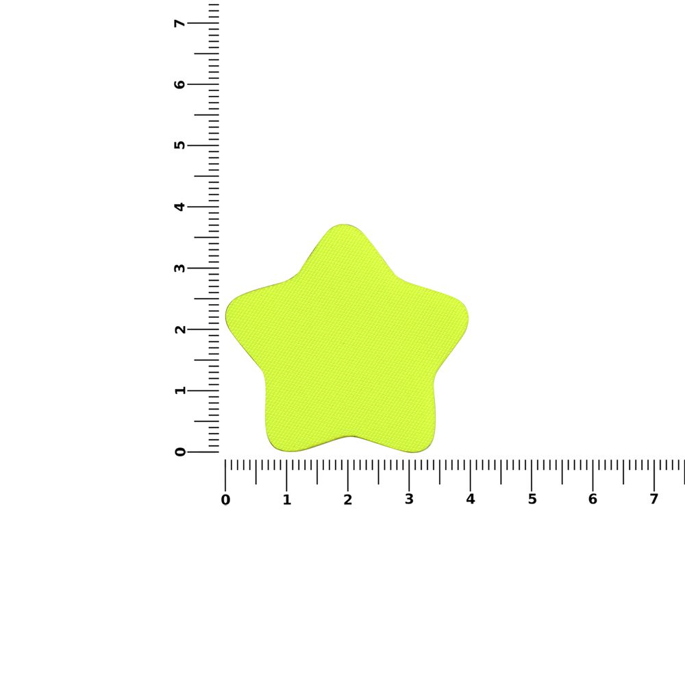 Наклейка тканевая Lunga Bial, M, желтый неон-2