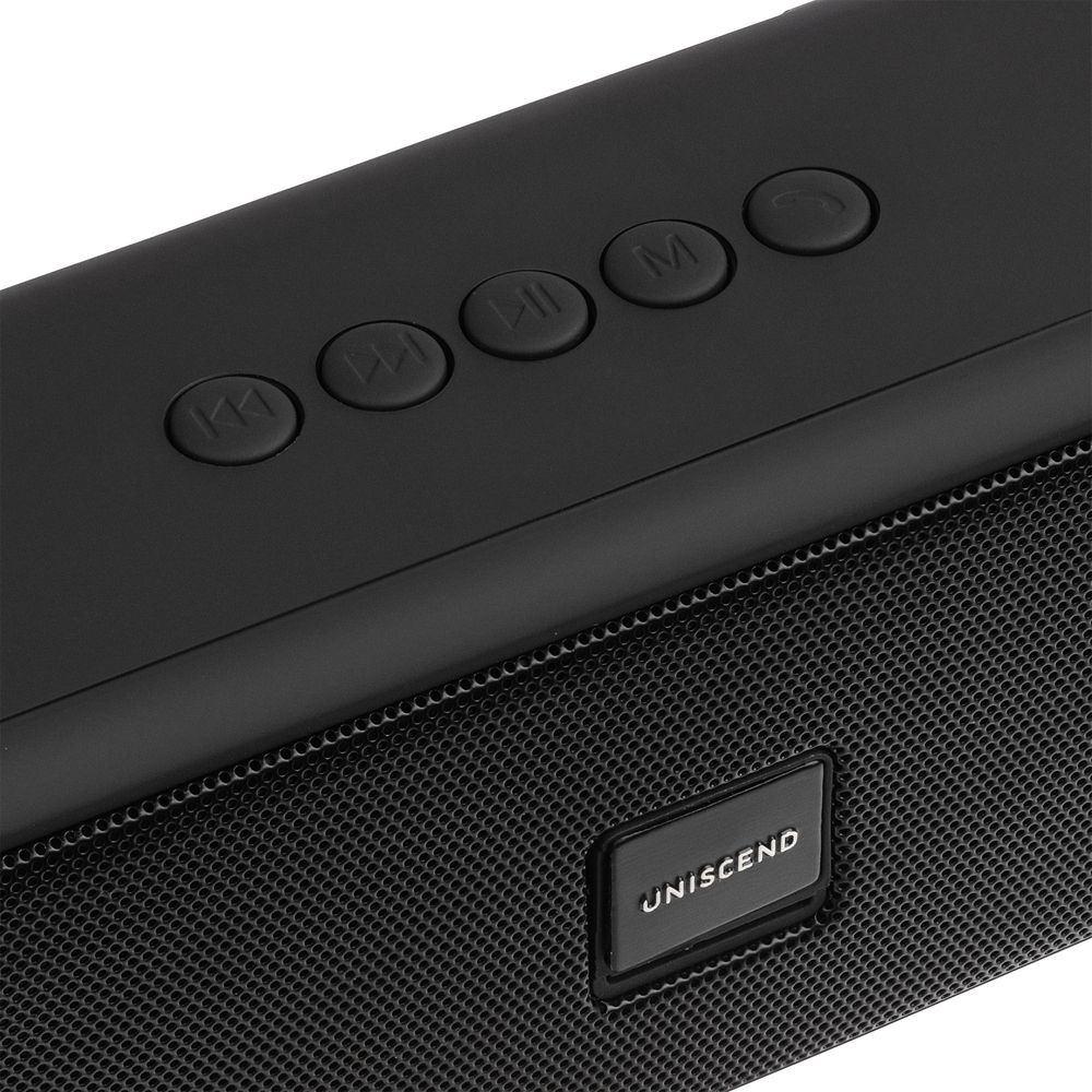 Беспроводная стереоколонка Uniscend Roombox, черная-4