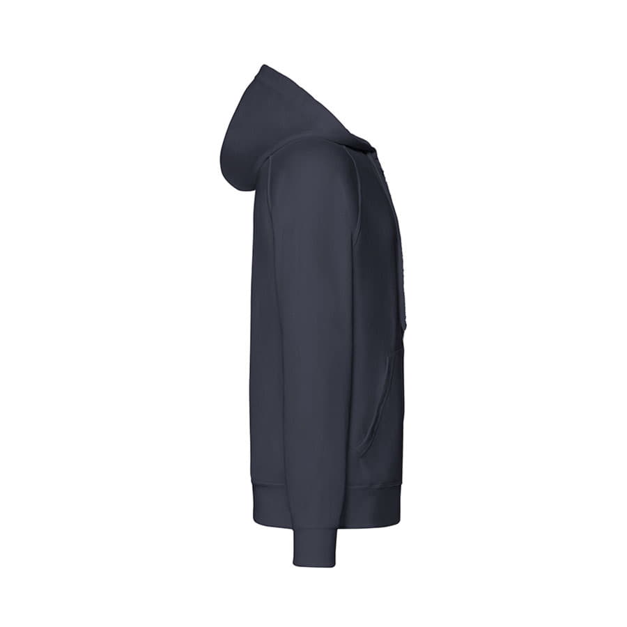 Толстовка без начеса LIGHTWEIGHT HOODED SWEAT JACKET 240, темно-синий-3