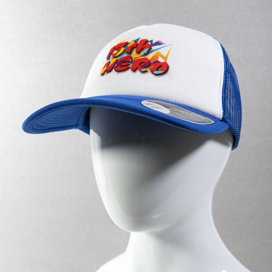 Бейсболка RAPPER, 5 клиньев, пластиковая застежка, белый, оливковый, оранжевый-1