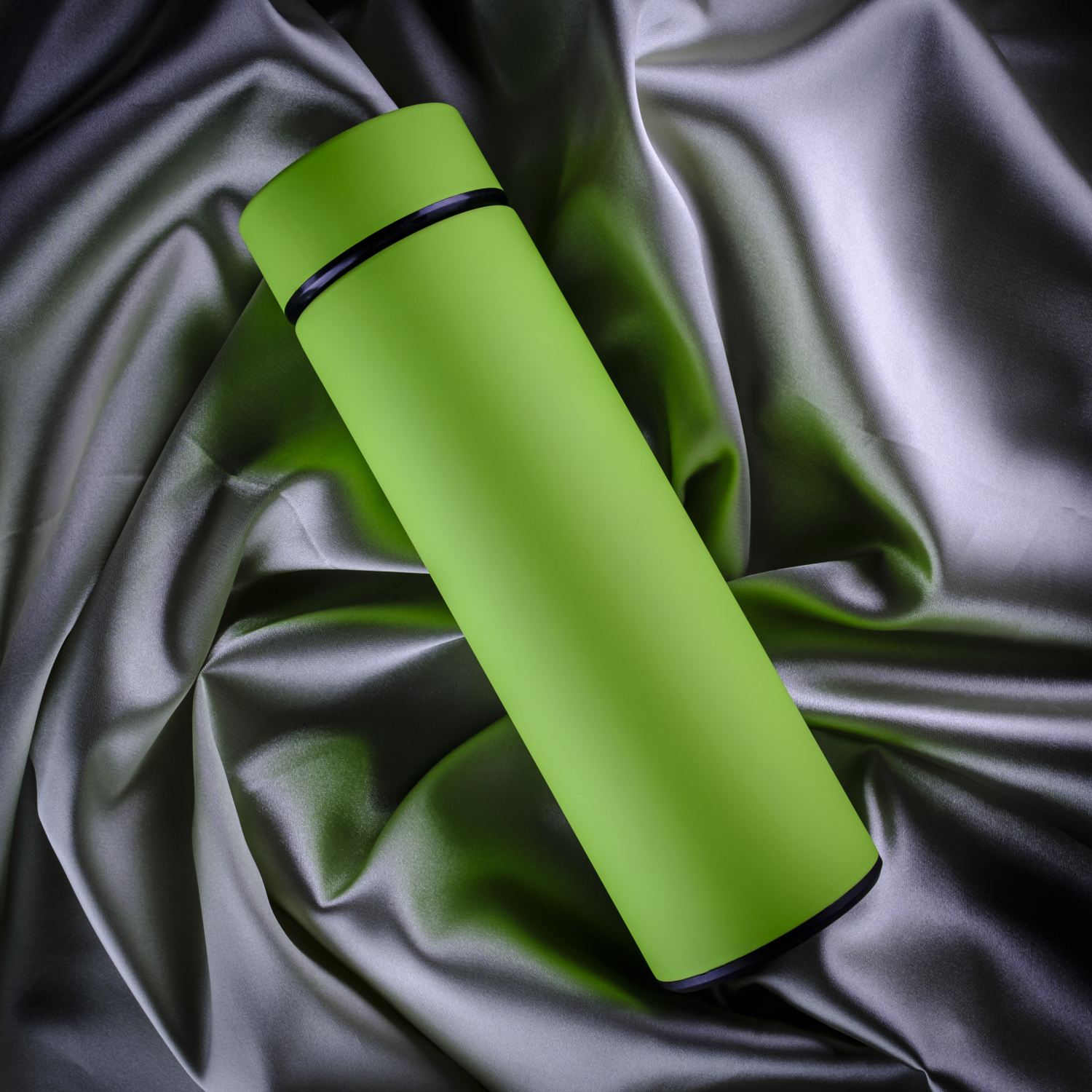 Термос Reactor софт-тач с датчиком температуры (салатовый)-4