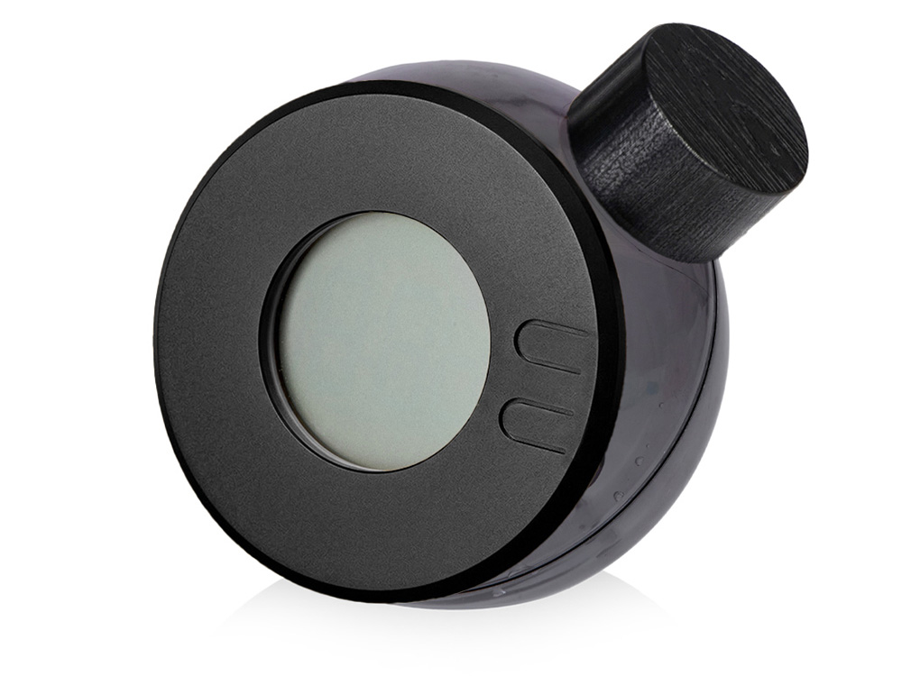 Водяные часы из бамбука Splash Hour, черный-3