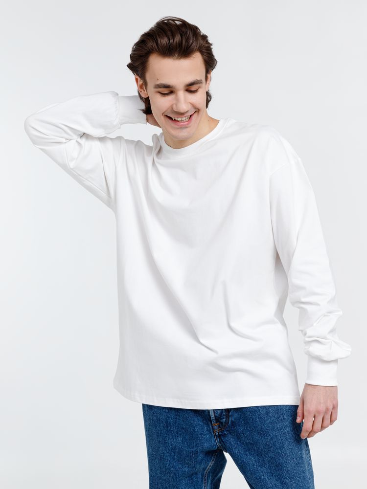 Футболка оверсайз унисекс City Sapiens, молочно-белая-4