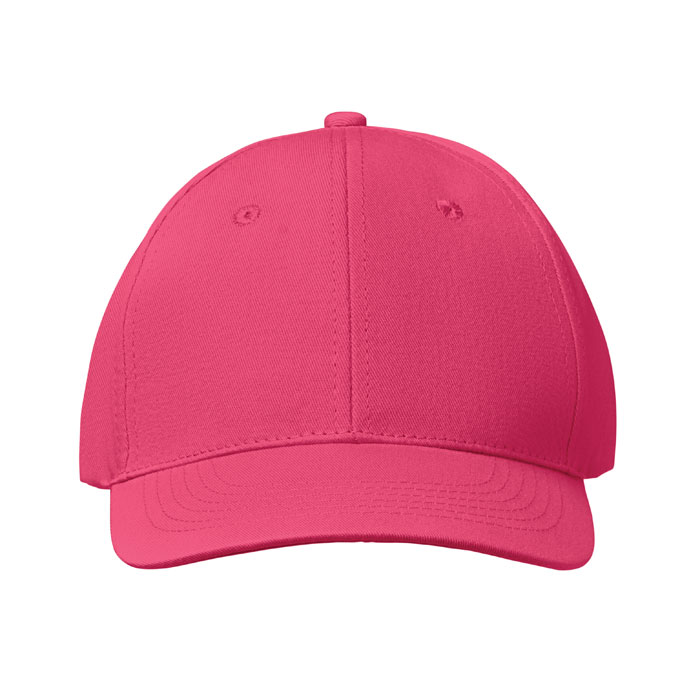 6 panels baseball cap, фуксия-2