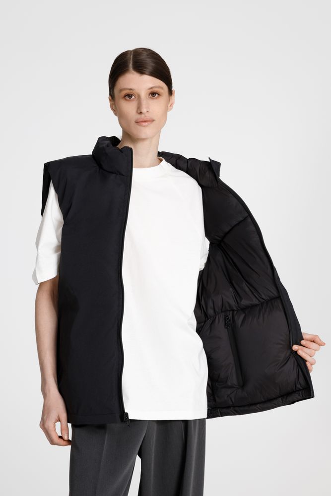 Жилет двусторонний V2, черный-4