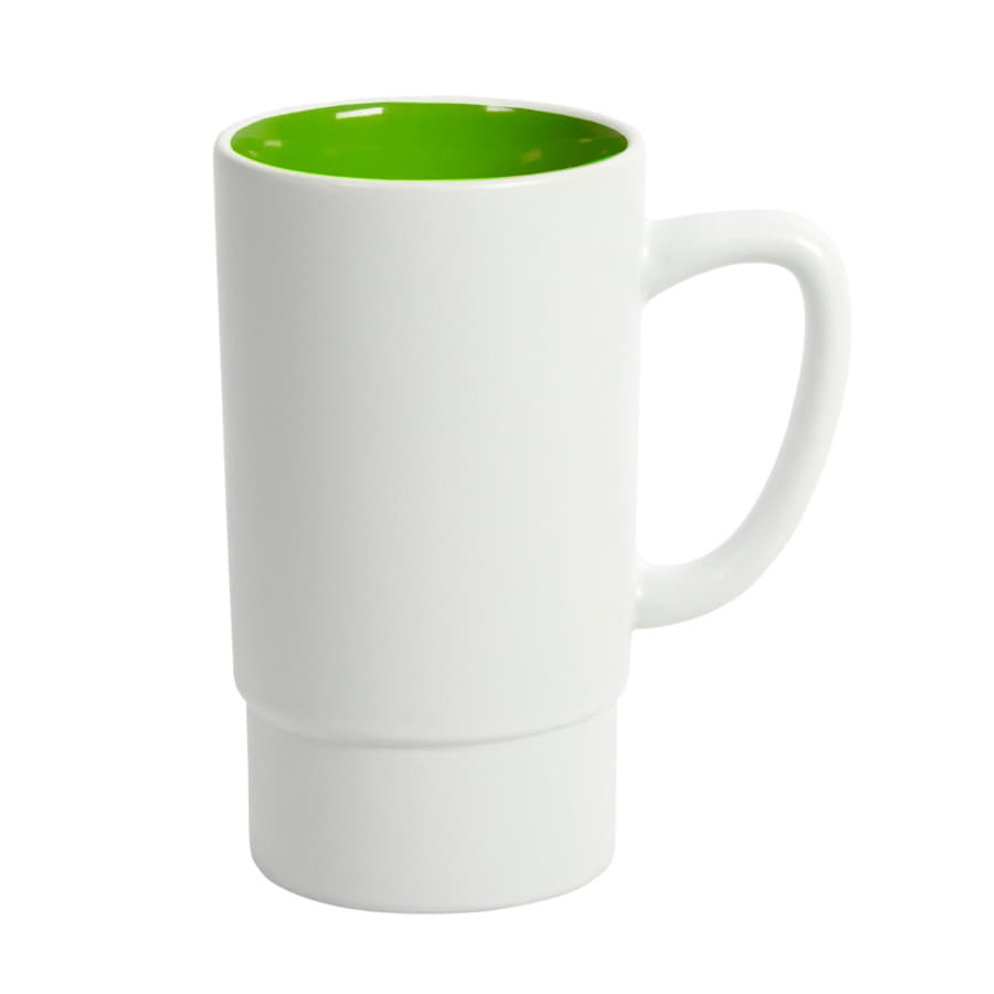 Кружка FUN 2, белый, зеленое яблоко-5