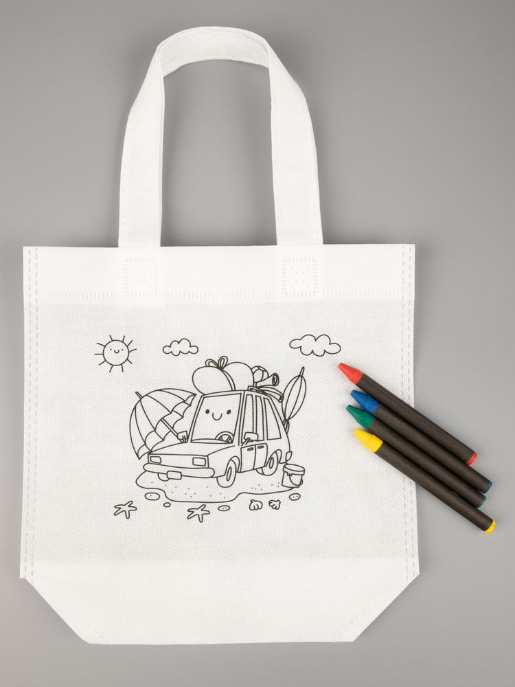 Сумка для раскрашивания Create, белая-2