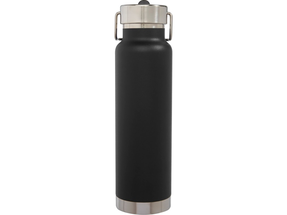 Спортивная бутылка Thor объемом 750 мл с медной обшивкой и вакуумной изоляцией, черный-2