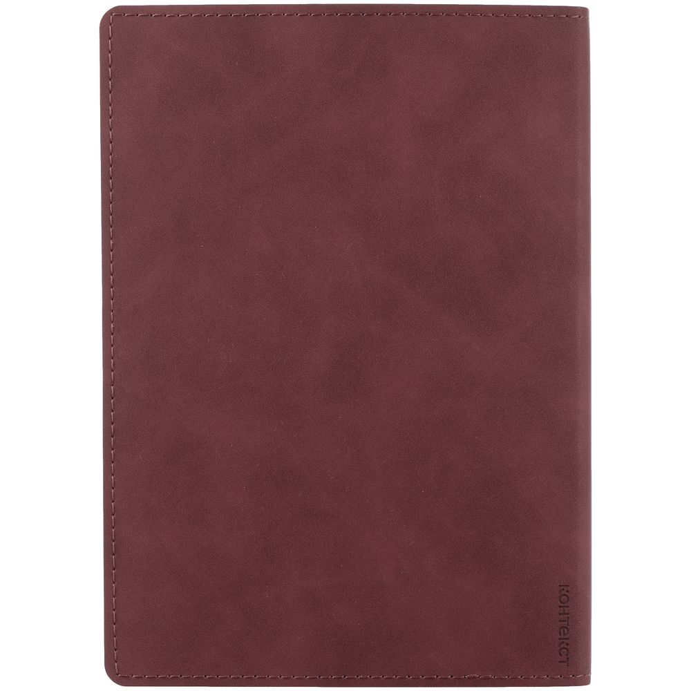 Ежедневник Urban, недатированный, бордовый-2