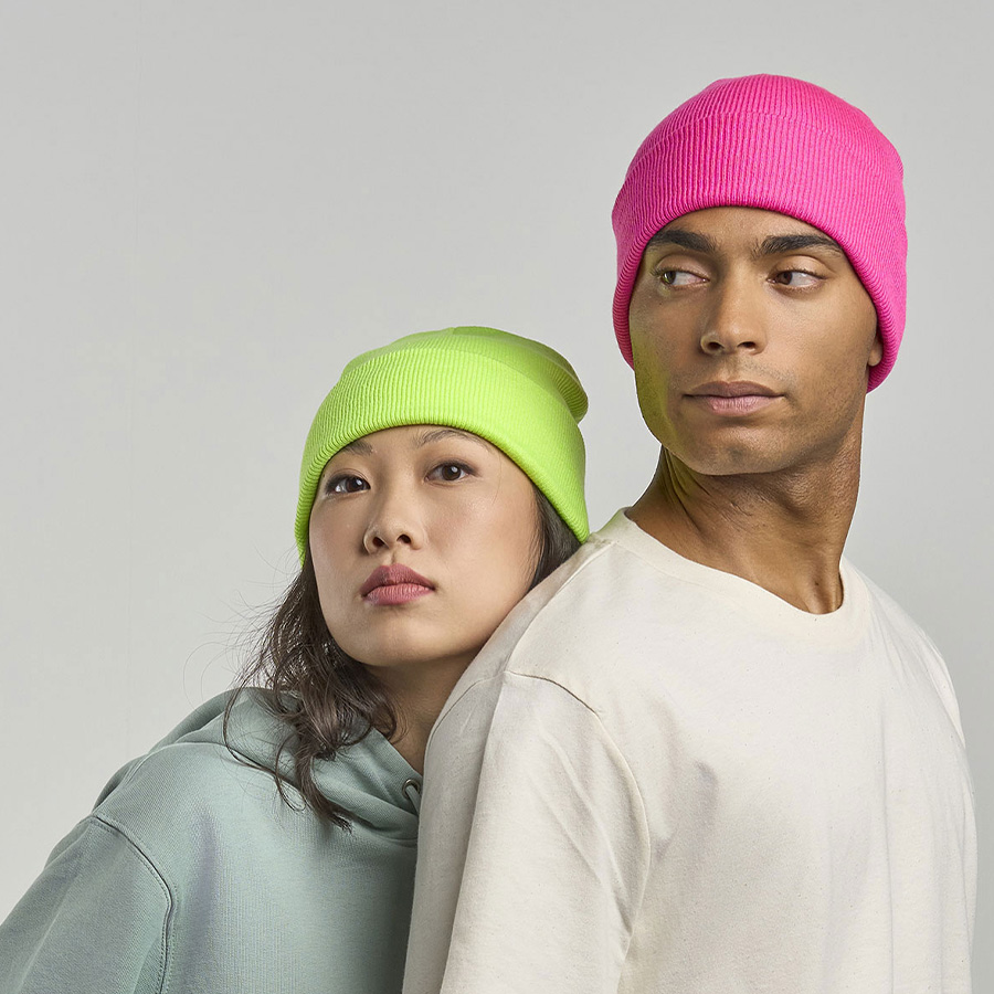 Шапка вязаная  двойная Wind-S, фиолетовый-5