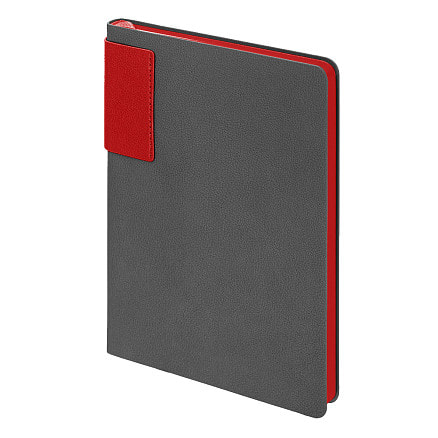 Ежедневник Flexy Star Sivilia Grey Edition Color А5 серо-красный, Серо-красный-2