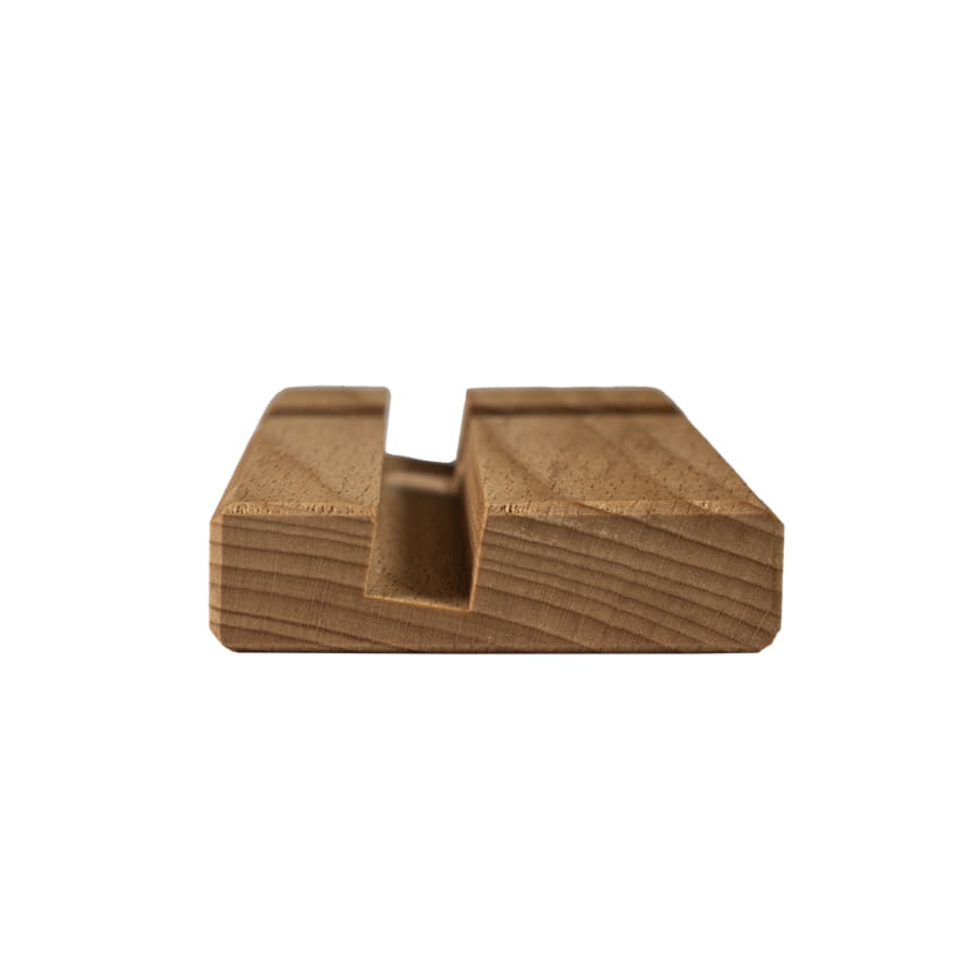 Подставка для телефона  и планшета, 11х7,5х2 см, бук, светло-коричневый-2