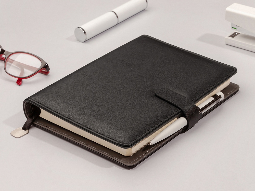 Ежедневник недатированный В5 Toscana, черный-5