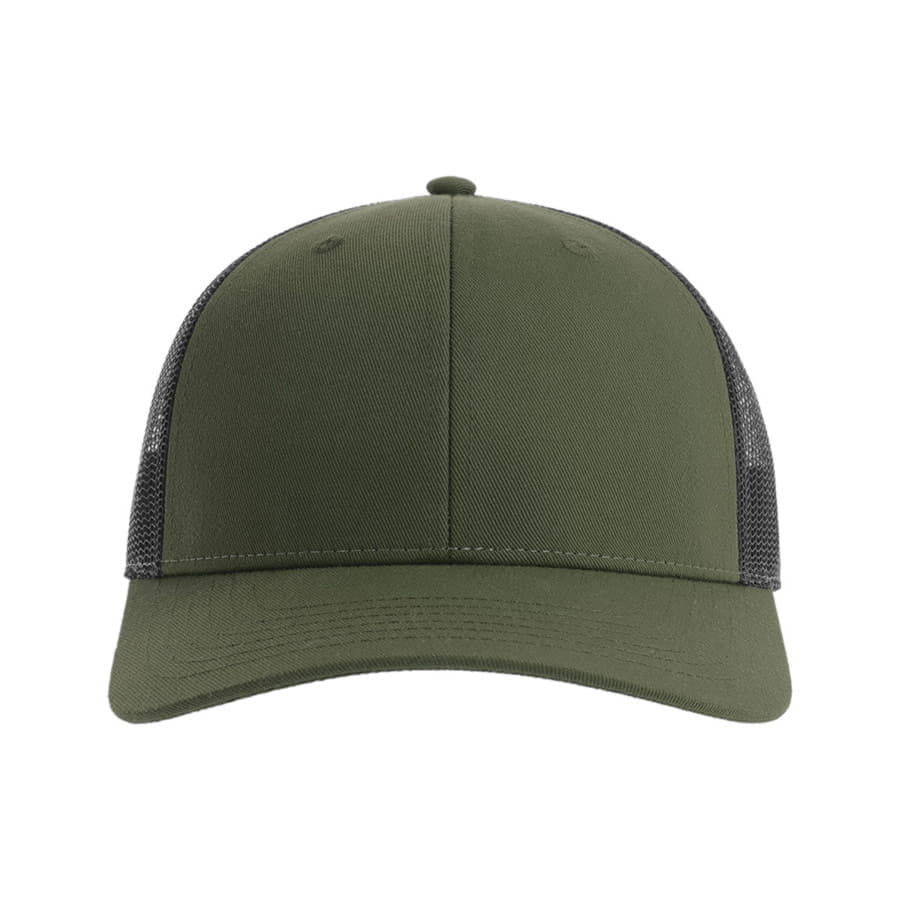 Бейсболка BRYCE, 6 клиньев, пластиковая застежка, переработанный полиэстер, оливковый-4