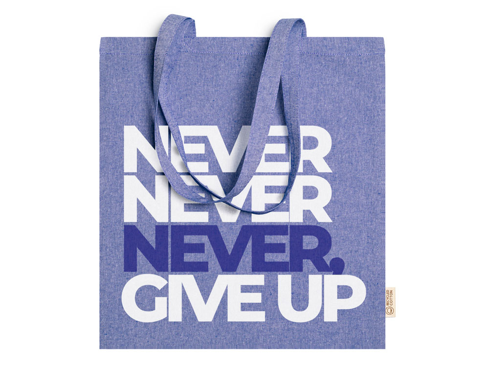 Сумка RIVOLI из 100% переработанного хлопка, королевский синий-2