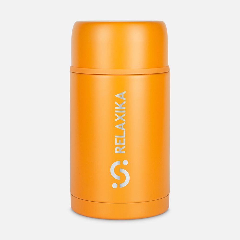 Термос для еды Relaxika 1000, желтый-0