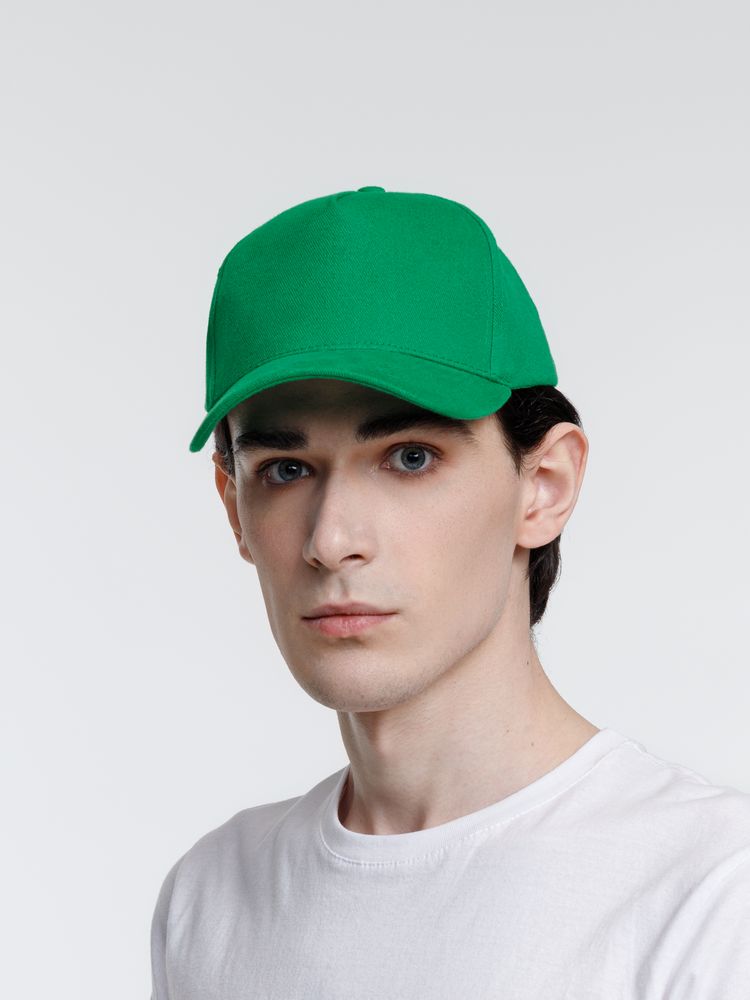 Бейсболка Standard, зеленая-3