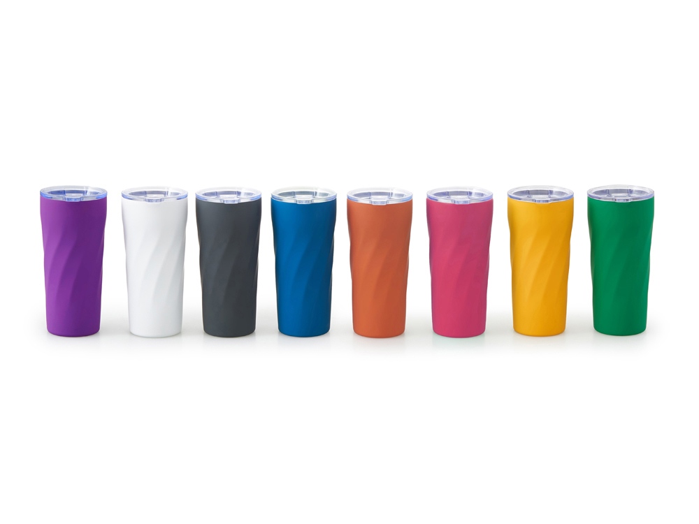 Подарочный набор FAMILY с термосом и термокружкой, серый-4