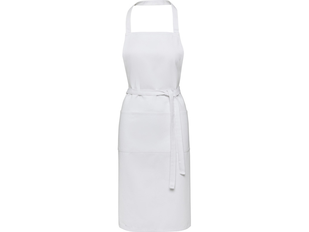 Shara 240 г/м2 Aware™ фартук из переработанного материала - Белый-0