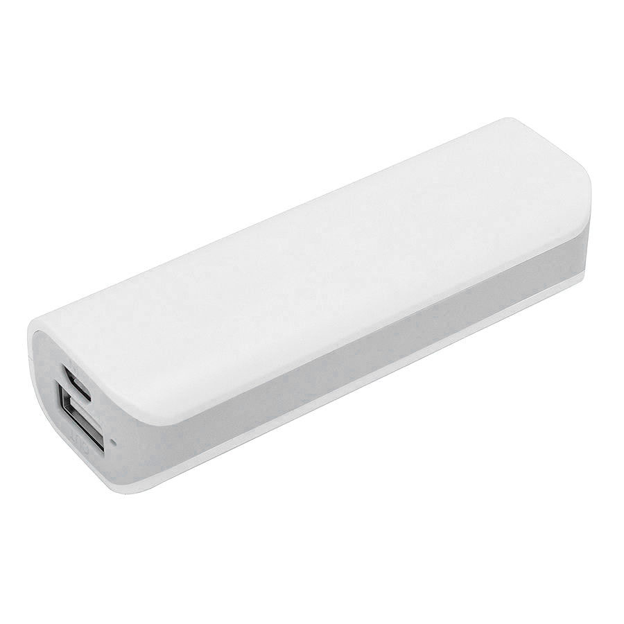 Универсальное зарядное устройство "Powermate" (2200 mAh), белый, серый-0