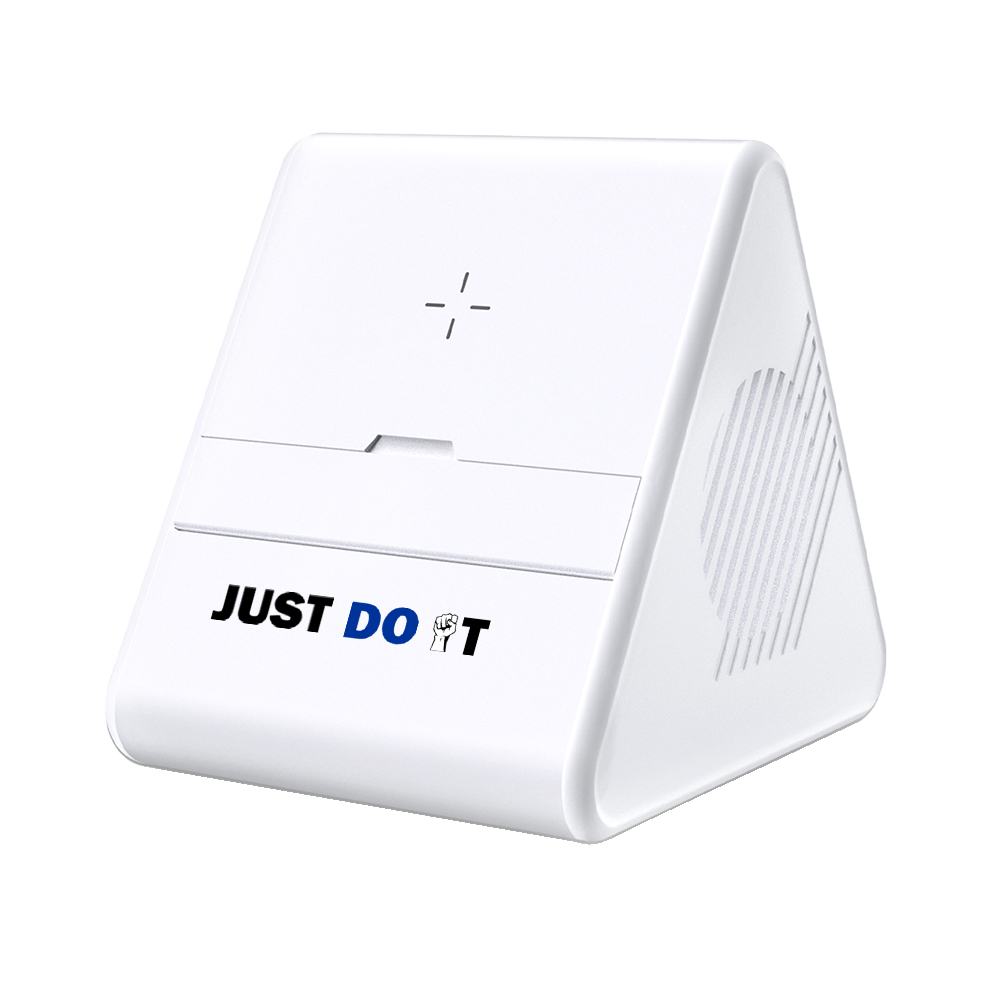 Колонка Dorn с беспроводной зарядкой, Белый-2