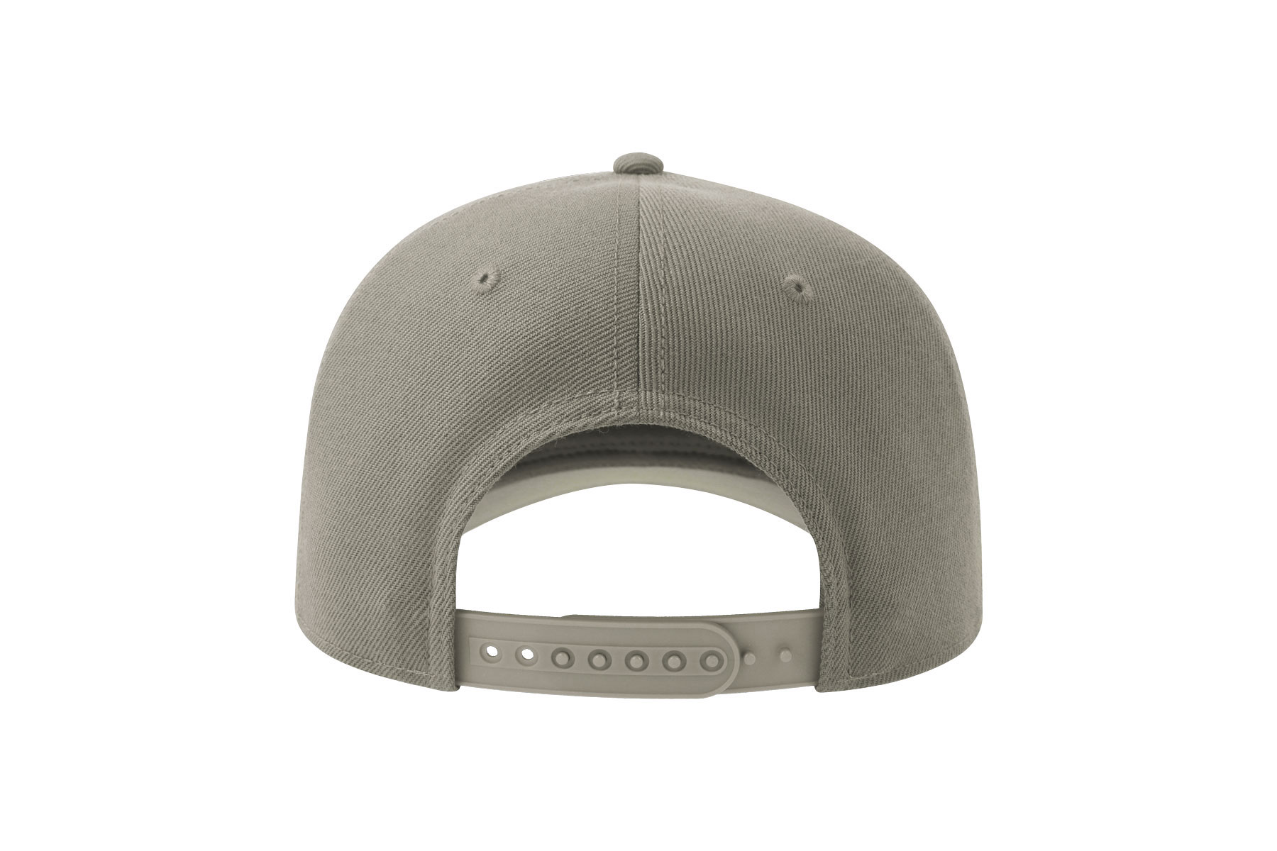 Бейсболка BEAT-S, 6 клиньев, пластиковая застежка, серый-4