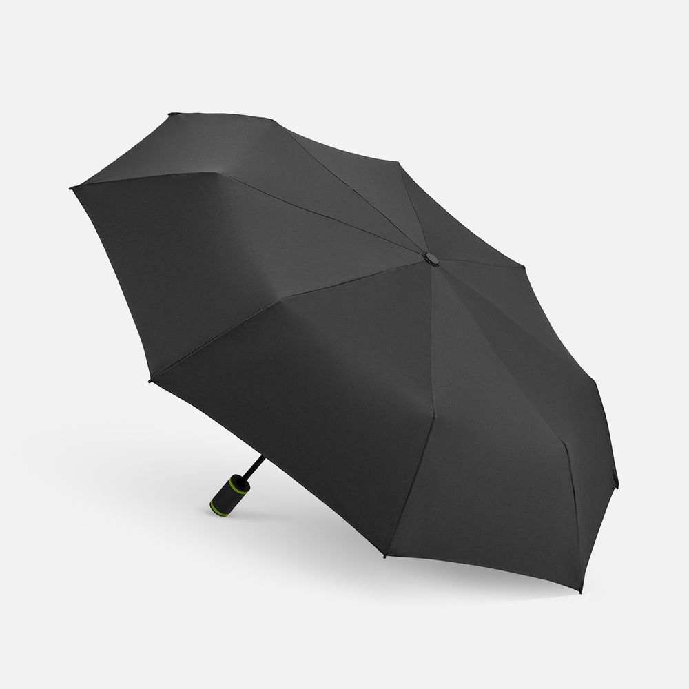 Зонт складной AOC Mini с цветными спицами, зеленое яблоко-2