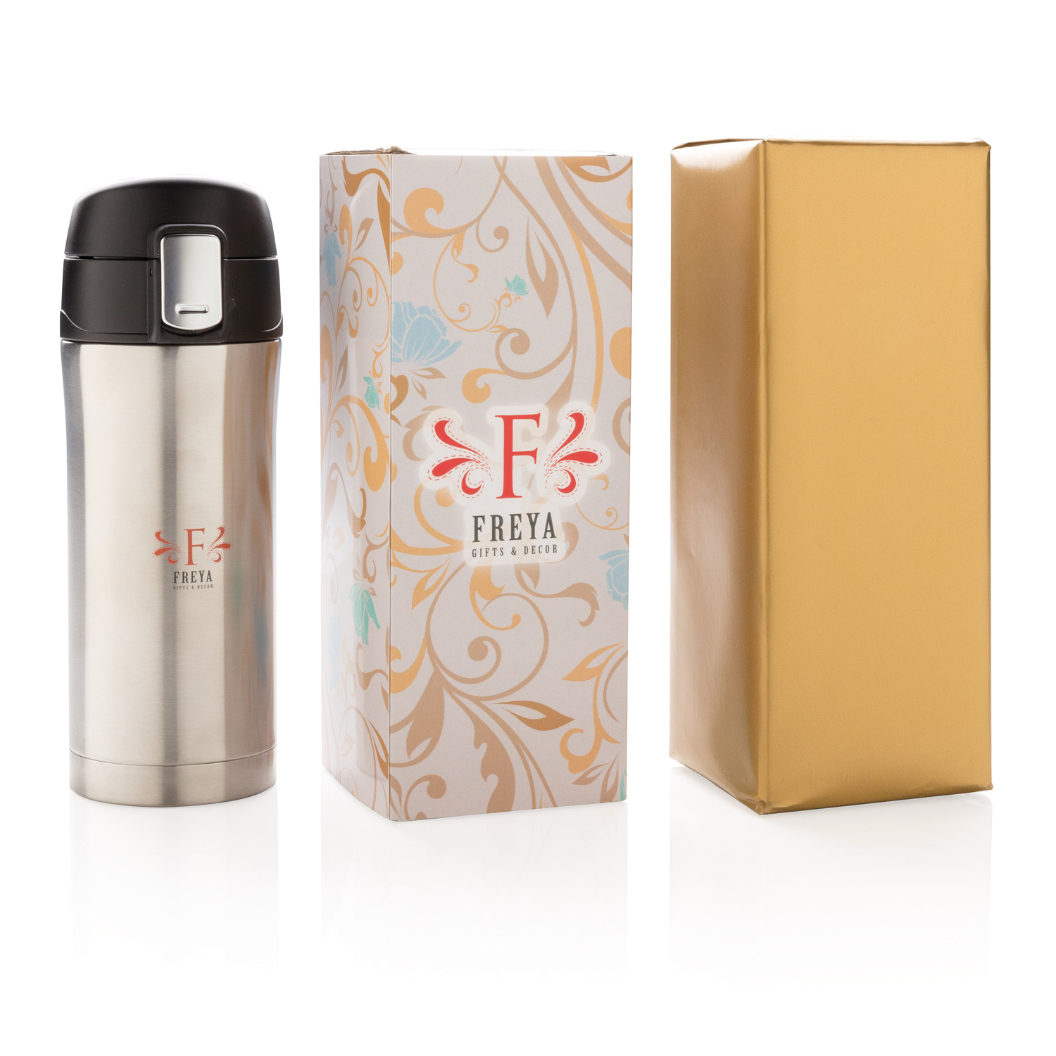 Термокружка Easy Lock из переработанной нержавеющей стали RCS, 300 мл-12