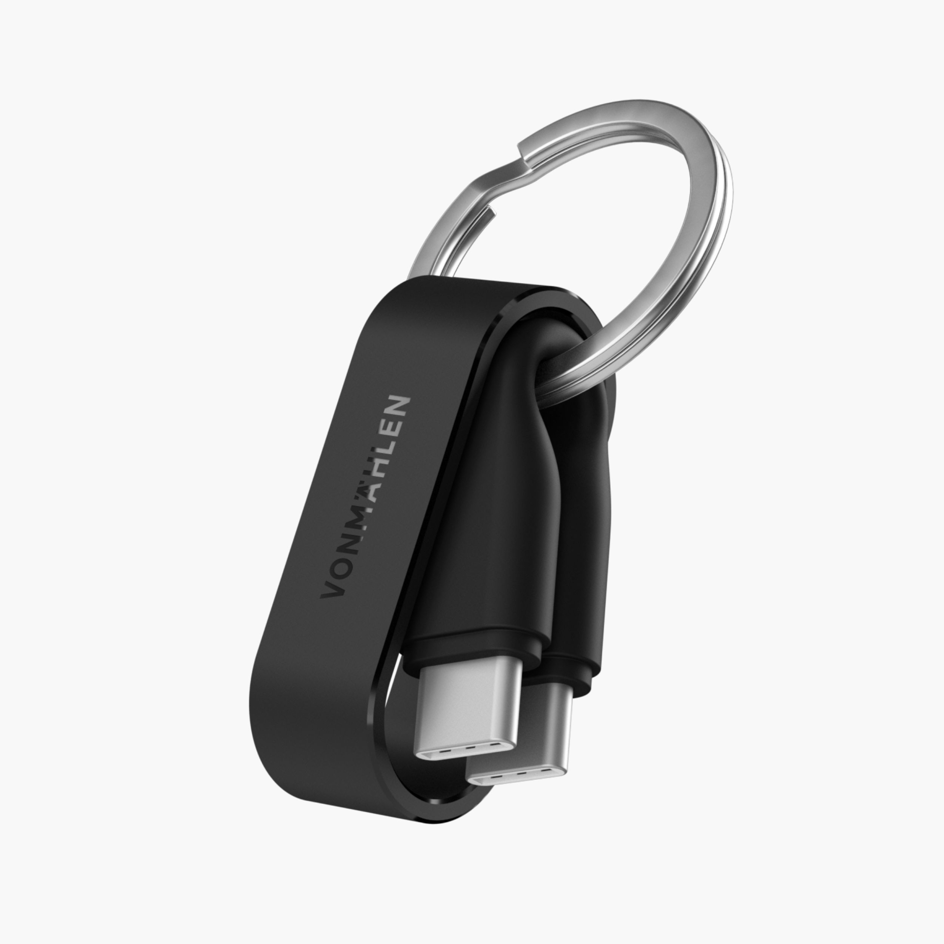 Кабель-брелок для быстрой зарядки Zweins C, черный-0