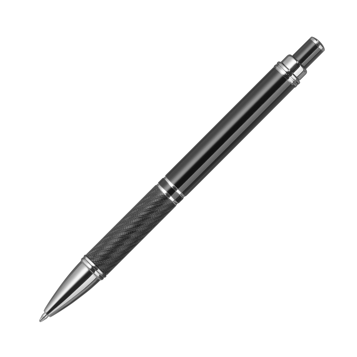 Шариковая ручка Крокус (Crocus), черная-2