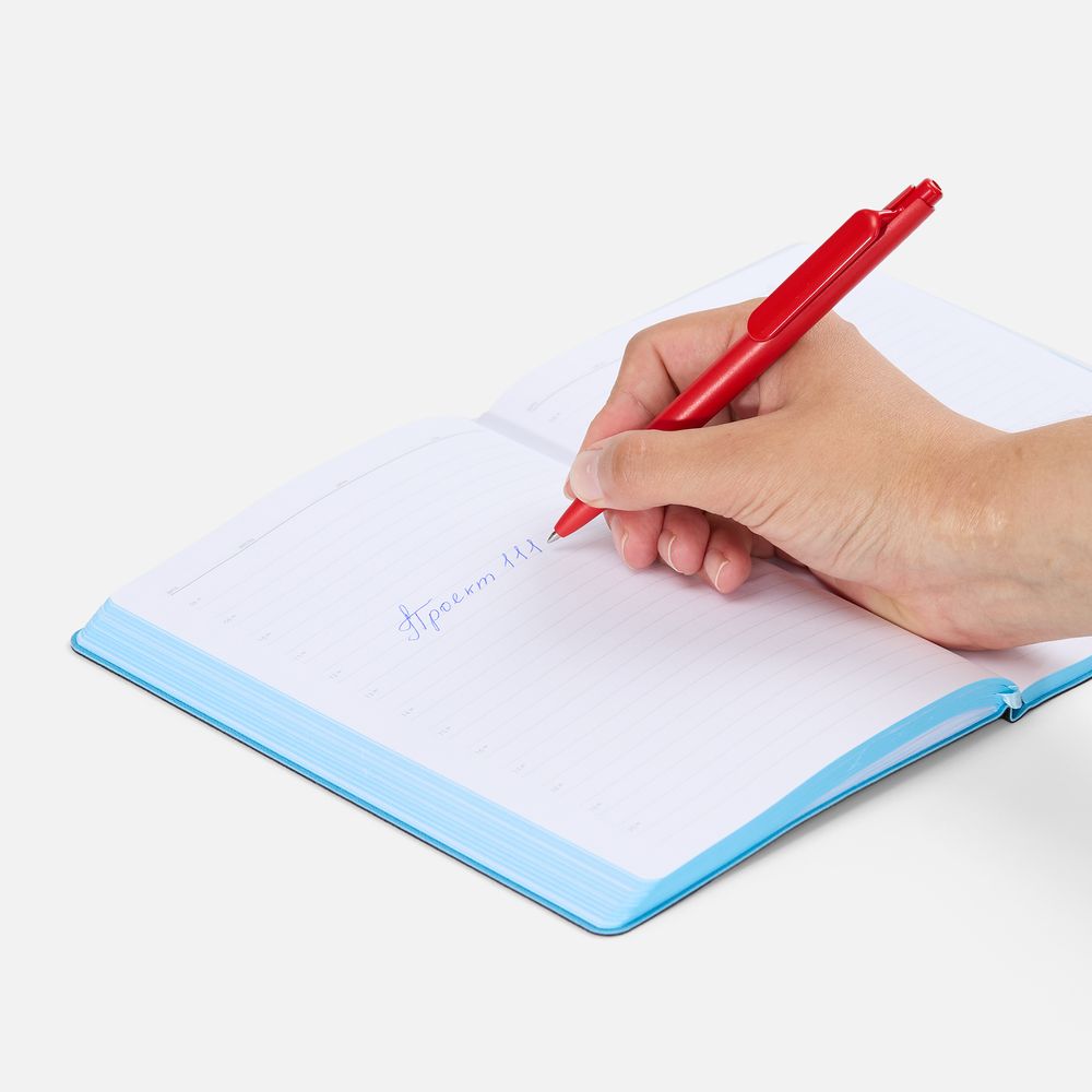 Ручка шариковая Prodir DS11 PMP, красная-3