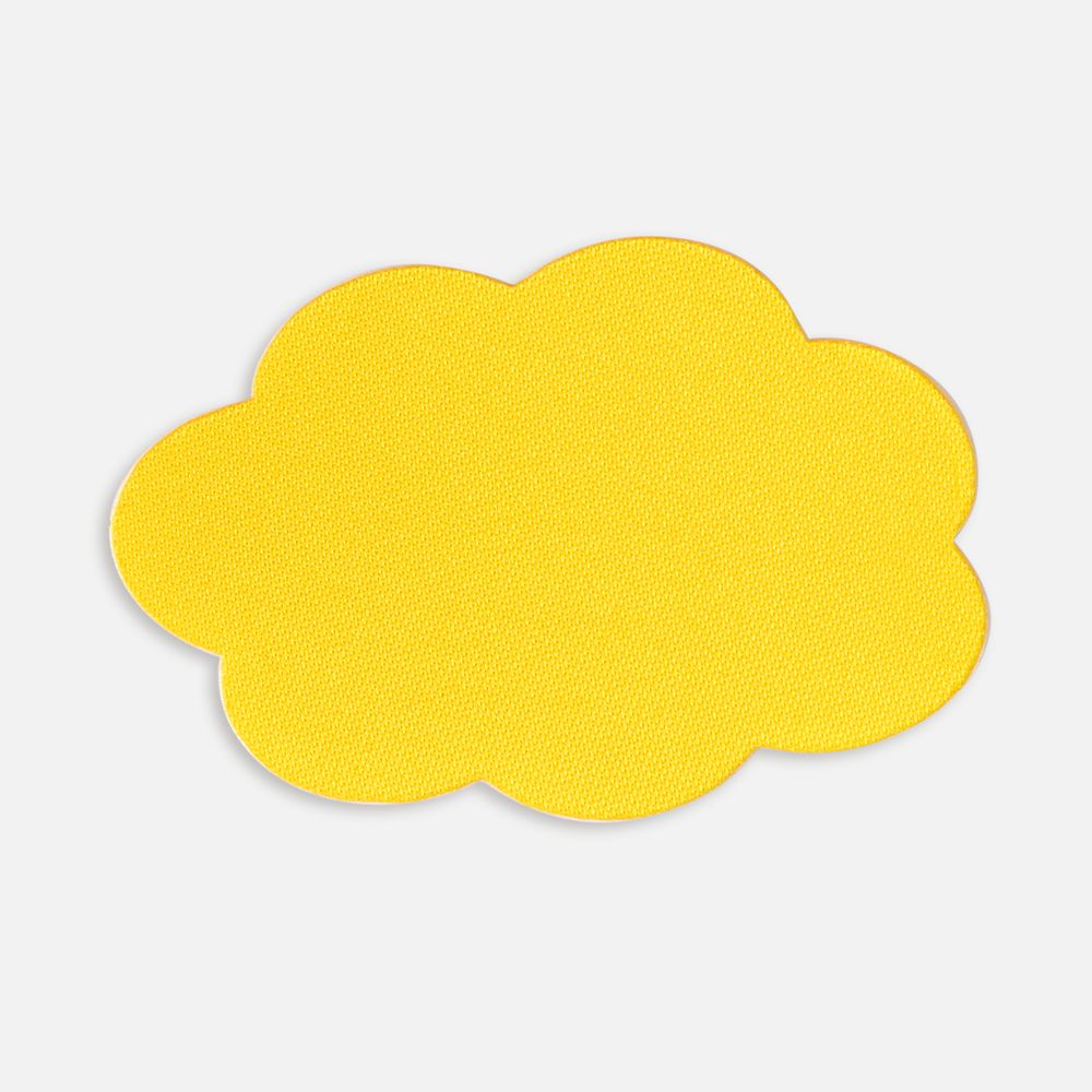 Наклейка тканевая Lunga Calum, L, желтая-0