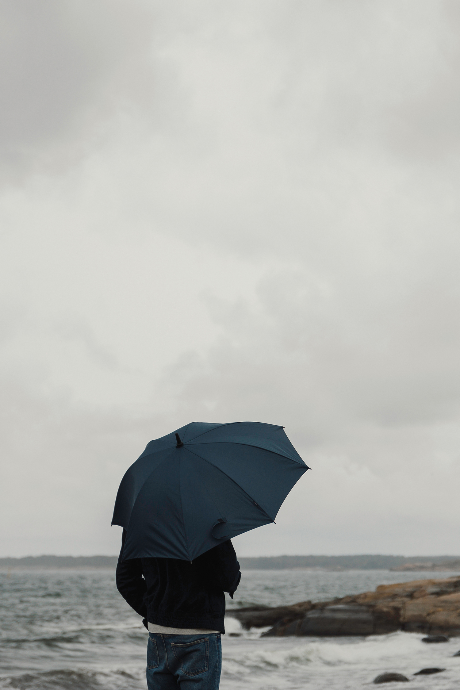 Зонт-трость антишторм VINGA Baltimore из rPET AWARE™, d120 см-4