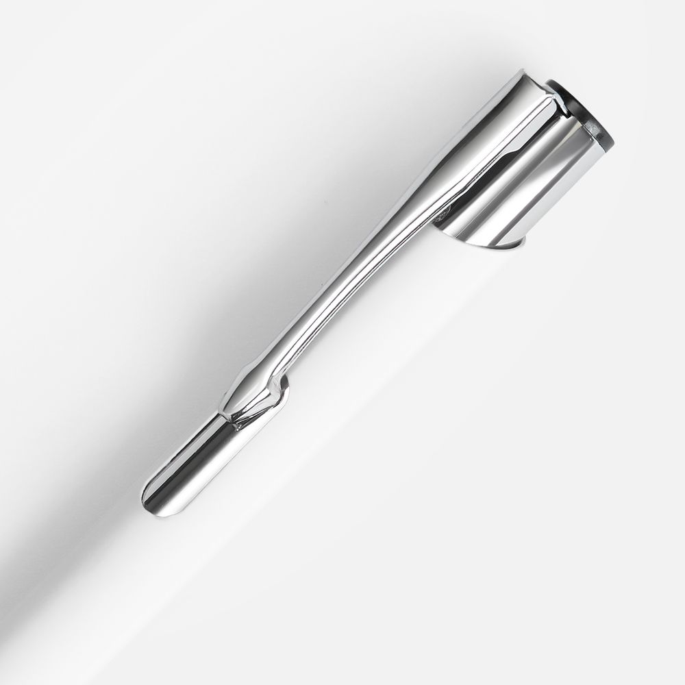 Ручка шариковая Keskus Soft Touch, белая-2