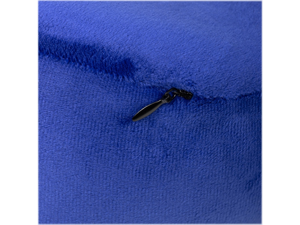 Подушка TORBER, дорожная, с эффектом памяти, синяя, полиэстер+спандекс-2