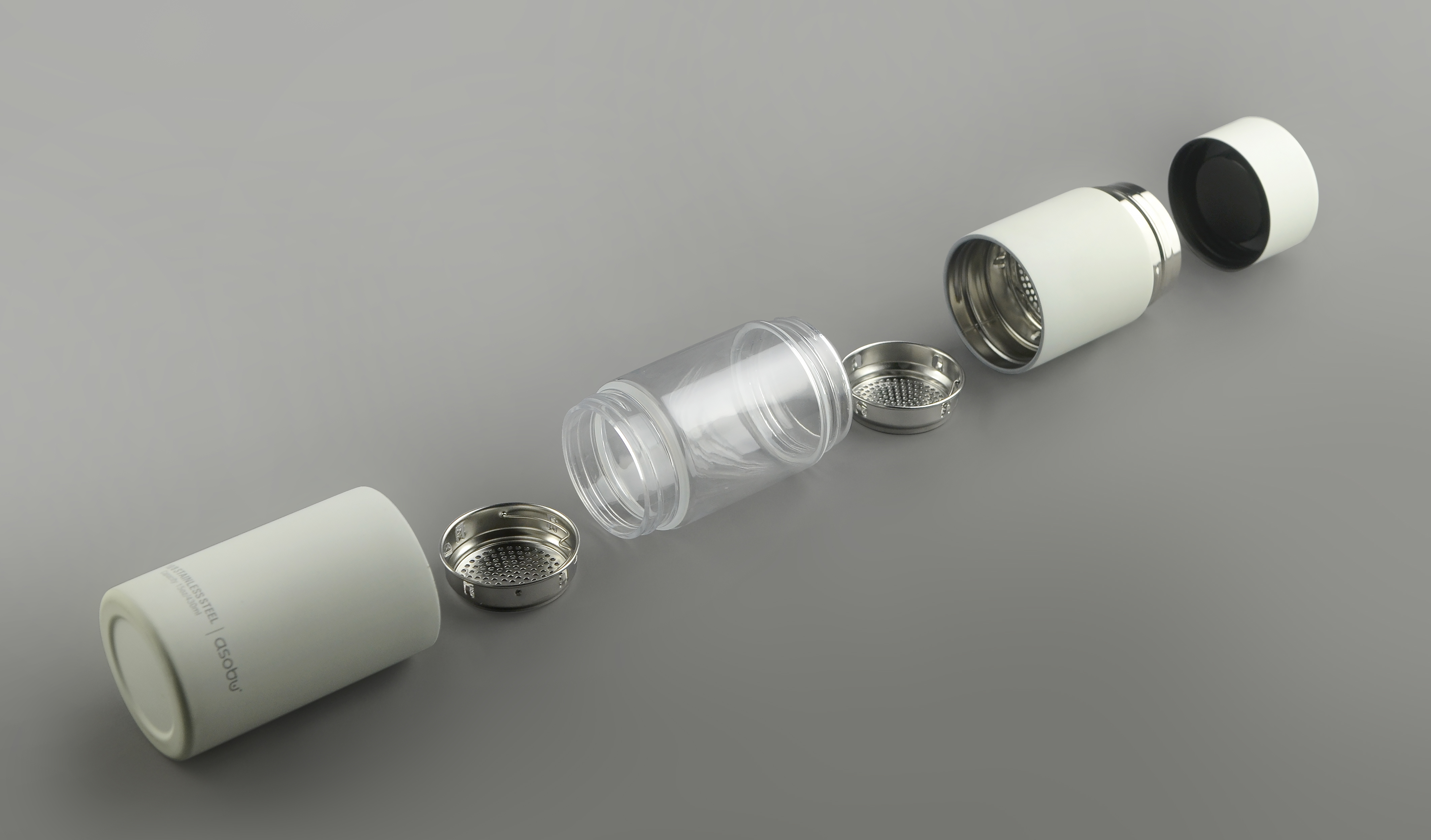 Термобутылка FLAVOUR U SEE, 460 мл, белая-3