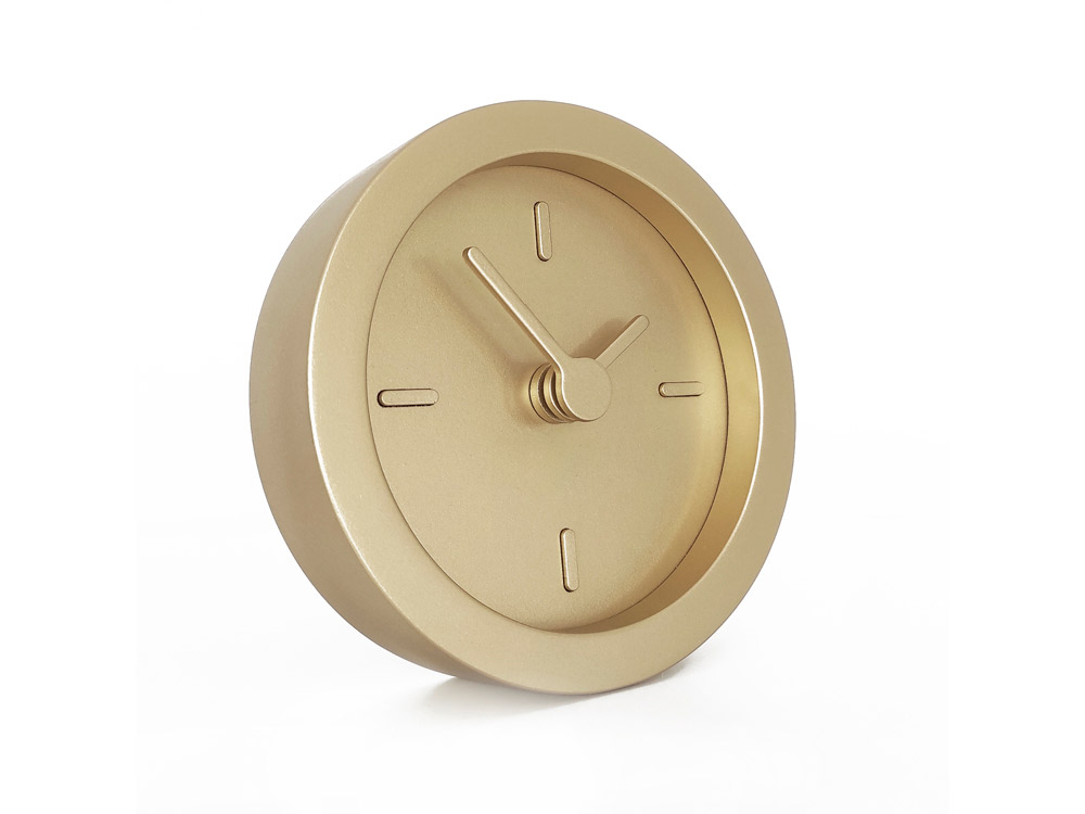 Часы настольные Sarah XXS, золотистые-2