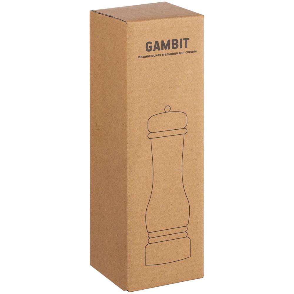 Механическая мельница для специй Gambit, оранжево-красная-4