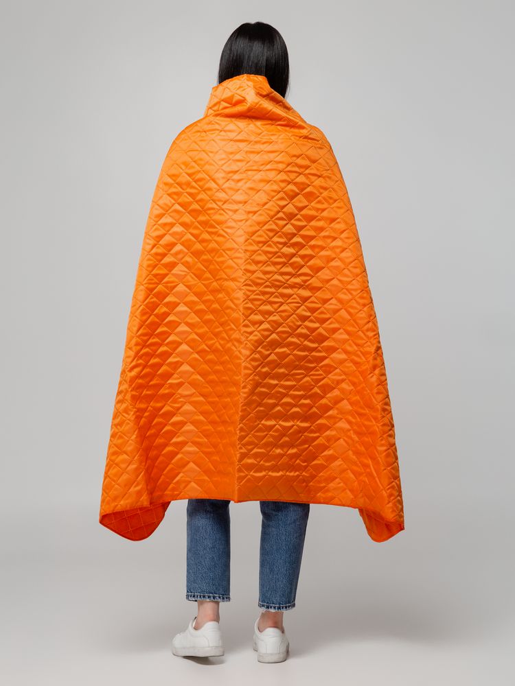 Плед-пончо для пикника SnapCoat, оранжевый-3