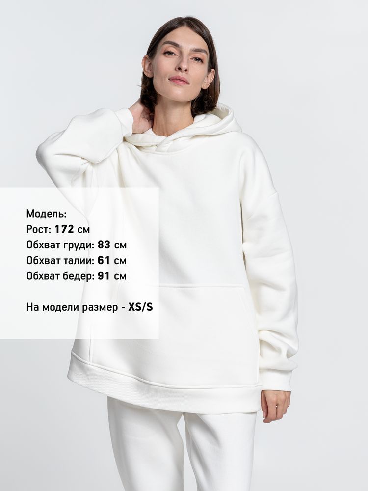 Худи Kulonga Oversize, молочно-белое-5