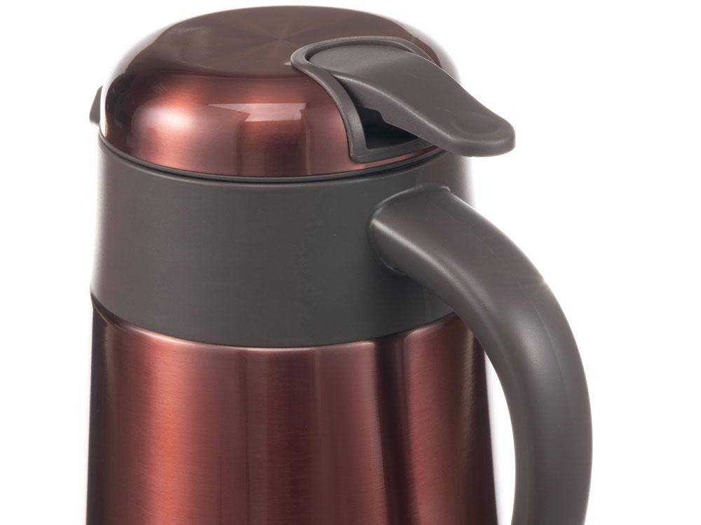 Термокофейник Stinger, 1,6 л, нержавеющая сталь, красный, 18 x 13,6 x 25,9 см-3